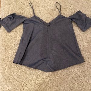 Off the shoulder Silence + Noise shirt